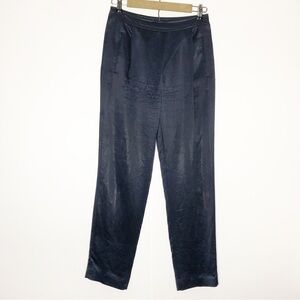 Marc by Marc Jacobs Darkest Teal Satin‎ Trousers